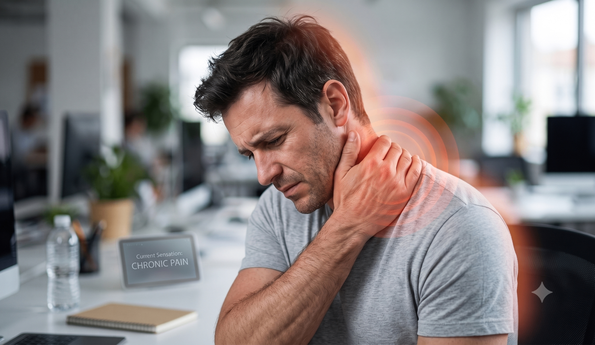 Person with chronic neck pain